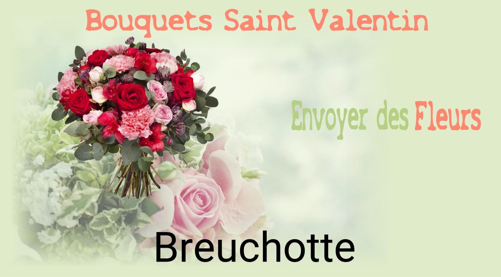 Roses de Saint-Valentin livrées à Breuchotte